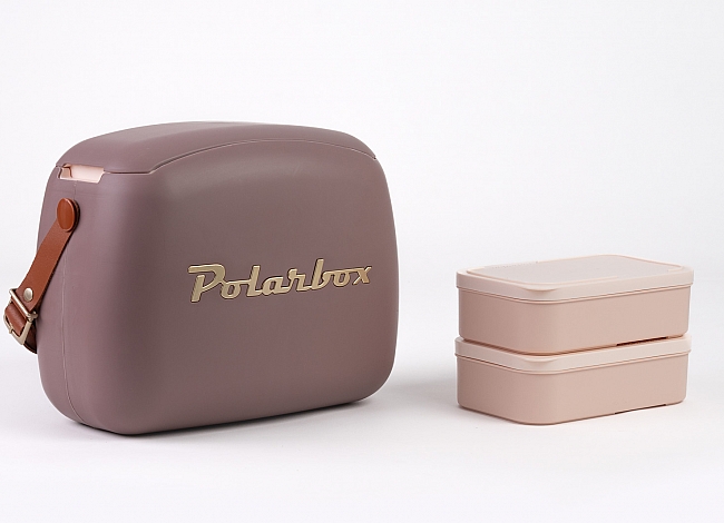 9347 COOLER BAG MAUVE GOLD